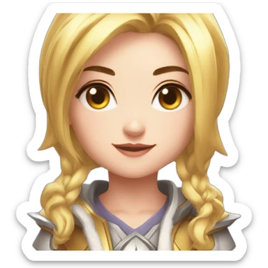 lux league of legends sticker