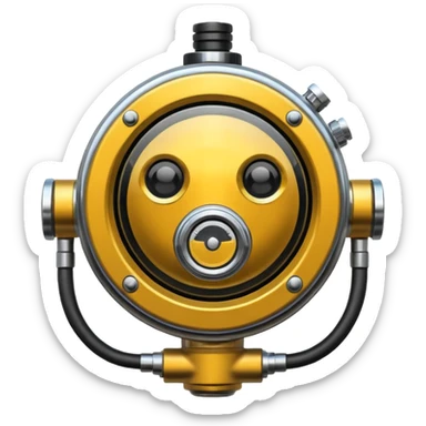 diver regulator sticker