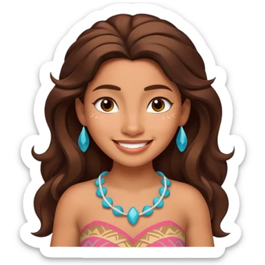 princess moana sticker