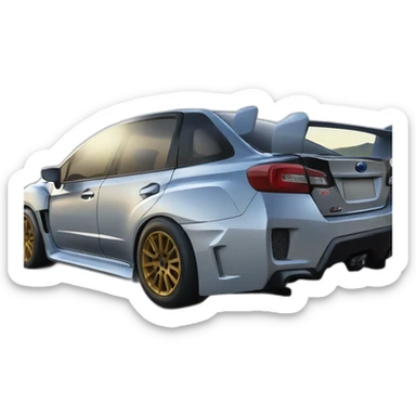 subaru wrx sti gr sticker
