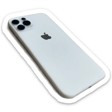 Iphone 15 pro max white sticker