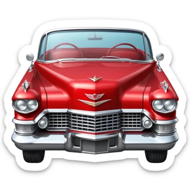 auto antiguo cadillac sticker