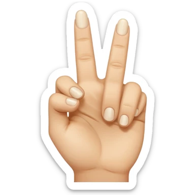 i want to create simple enoji for whatsapp the amojy of hand with the middle finger down sticker