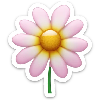 Lotto flower sticker