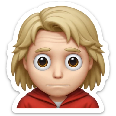 shy guy character sticker