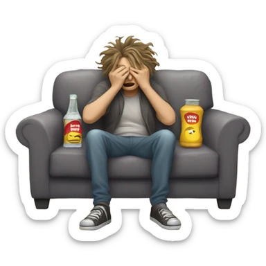 hungover sticker