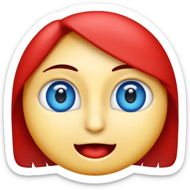 Cette emogie coupes en deux 🫡 sticker