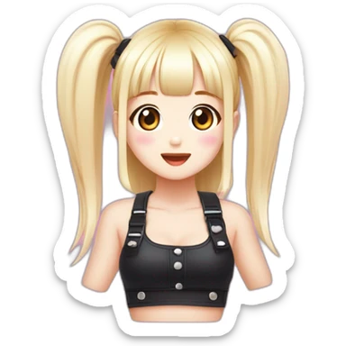 Jisoo-blackpink-cute-girl-kpopstar-fleshy-face-《Lalisa》-《money》 sticker