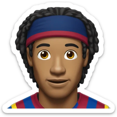 Ronaldinho Barcelona Futbol Club sticker