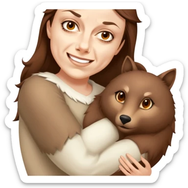 As  a spirit animal  sticker