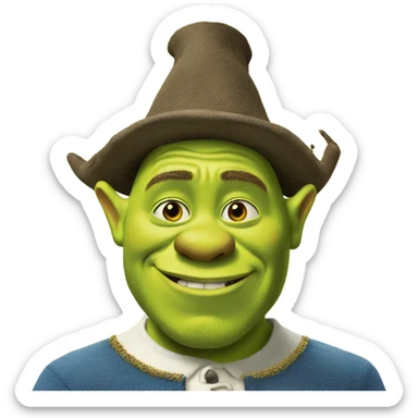 Shrek Hanukkah sticker