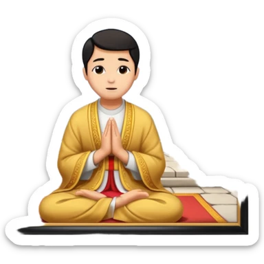 Temple visit sticker