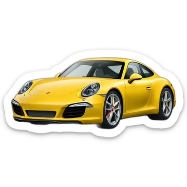 Porsche carrera s derrière  sticker