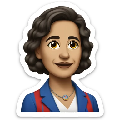 Mariana Bracetti Cuevas was a patriot and leader of the Puerto Rico independence movement. sticker