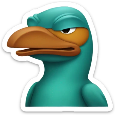 Perry the Platypus. sticker