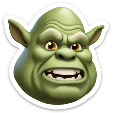 Ogre With can￼ sticker