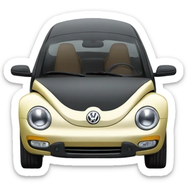 Volkswagen new beetle sticker