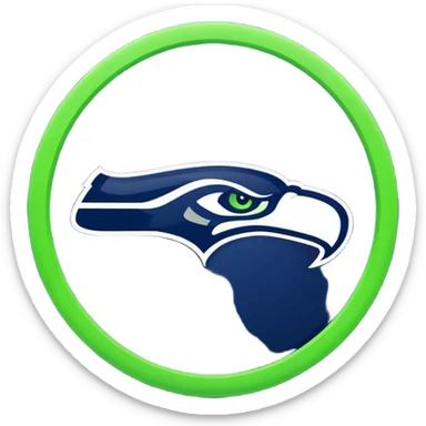 NFL Seahawks logo emoji sticker