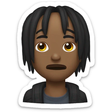 Travis Scott telling you to be quiet  sticker