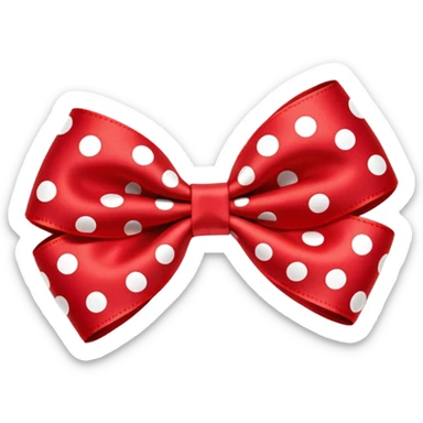 Minnie Mouse bow sticker