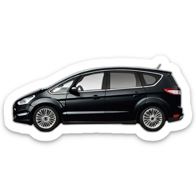 Ford s-max noir 2011 sticker