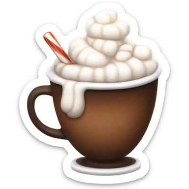 Hot cocoa sticker