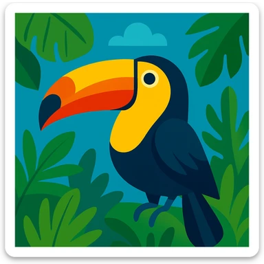 Toucan sticker