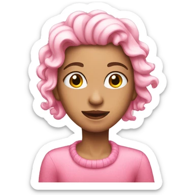 Pink Christmas  sticker