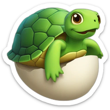 okay we went to the turtle's path now a egg is not hatching so the bird's path right  sticker