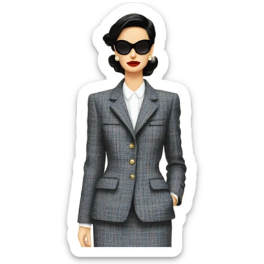 Chanel tweed suit spring/summer 1995 sticker