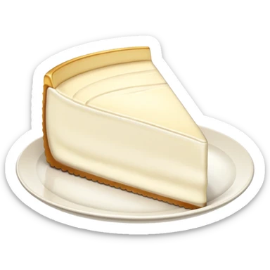 White cheesecake sticker