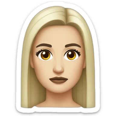 Demi Moore serious sticker