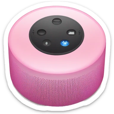 Pink echo dot sticker