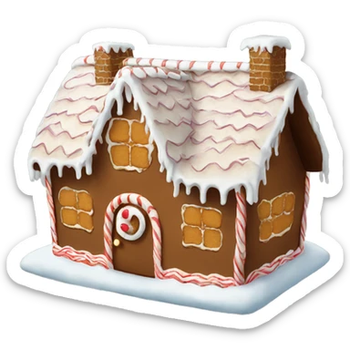 gingerbread house sticker