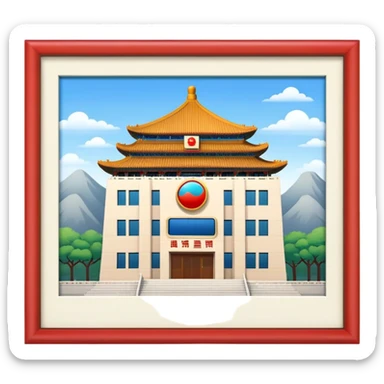 Beijing Television Station sticker