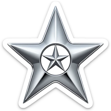 Mercedes logo sticker