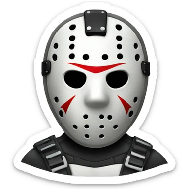 Friday the 13th jason sticker