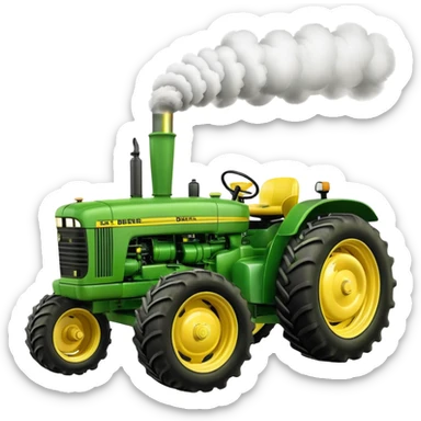 Gör en john deere med straight pipe och deoder snygg sticker