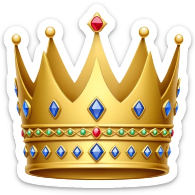 British Crown sticker