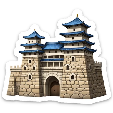 South Korea 
Hwaseong Fortress Palace castle sticker