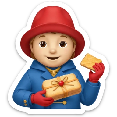 Paddington bear sticker