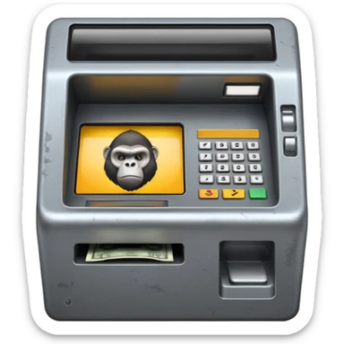ATM FROM GORILLA TAG sticker