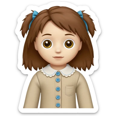 Toy ragdoll  sticker