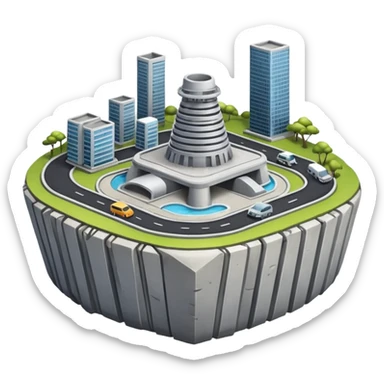 island infrastructure  sticker