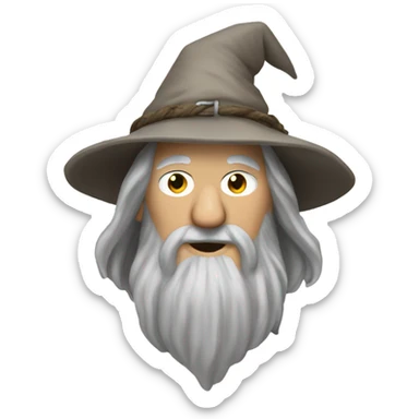 Hillbilly Gandalf  sticker