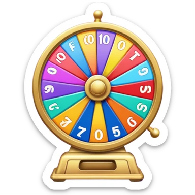 wheel of fortune sticker