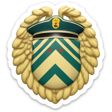 Escudo ejército del aire sticker