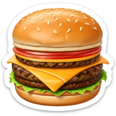 cheese burgers sticker