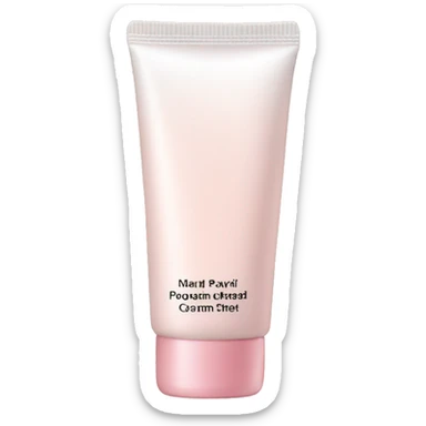 Light pink hand cream sticker