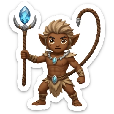 earth elemental long whip sticker